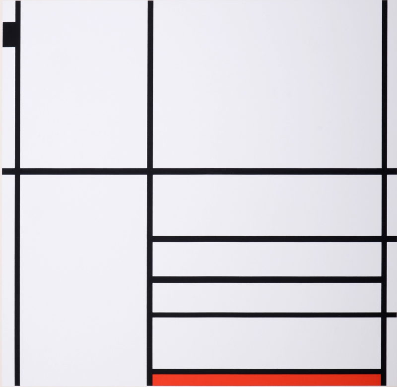 Piet Mondrian (After) - Composition in White, Black and Red, 1967
