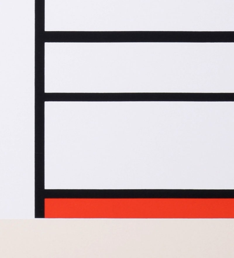 Piet Mondrian (After) - Composition in White, Black and Red, 1967 - Image 4