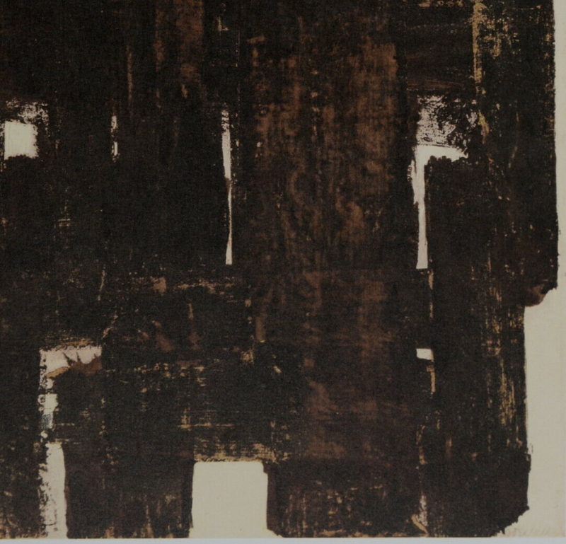 Pierre Soulages - Composition #5, 1962 – Image 4