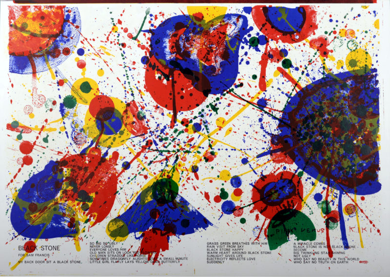 Sam Francis - Black Stone, 1963 - Image 2