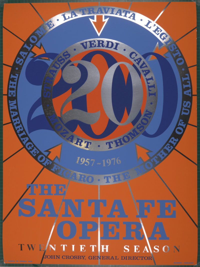 Robert Indiana : The Santa Fe Opera, 1976 - Image 3