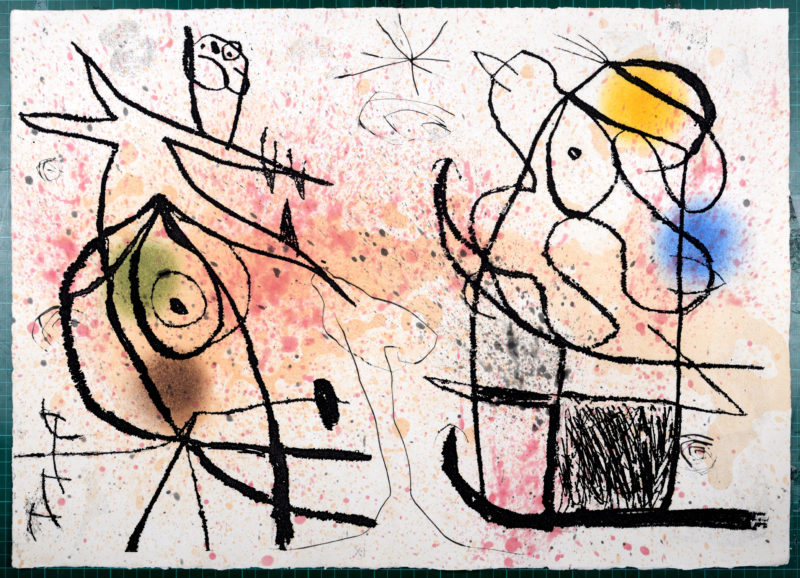 Joan Miro - Le Courtisan grotesque XI, 1974 - Image 2