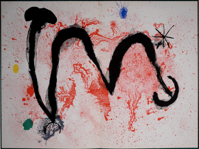 Joan Miro - Abstract composition, 1963 - Image 2