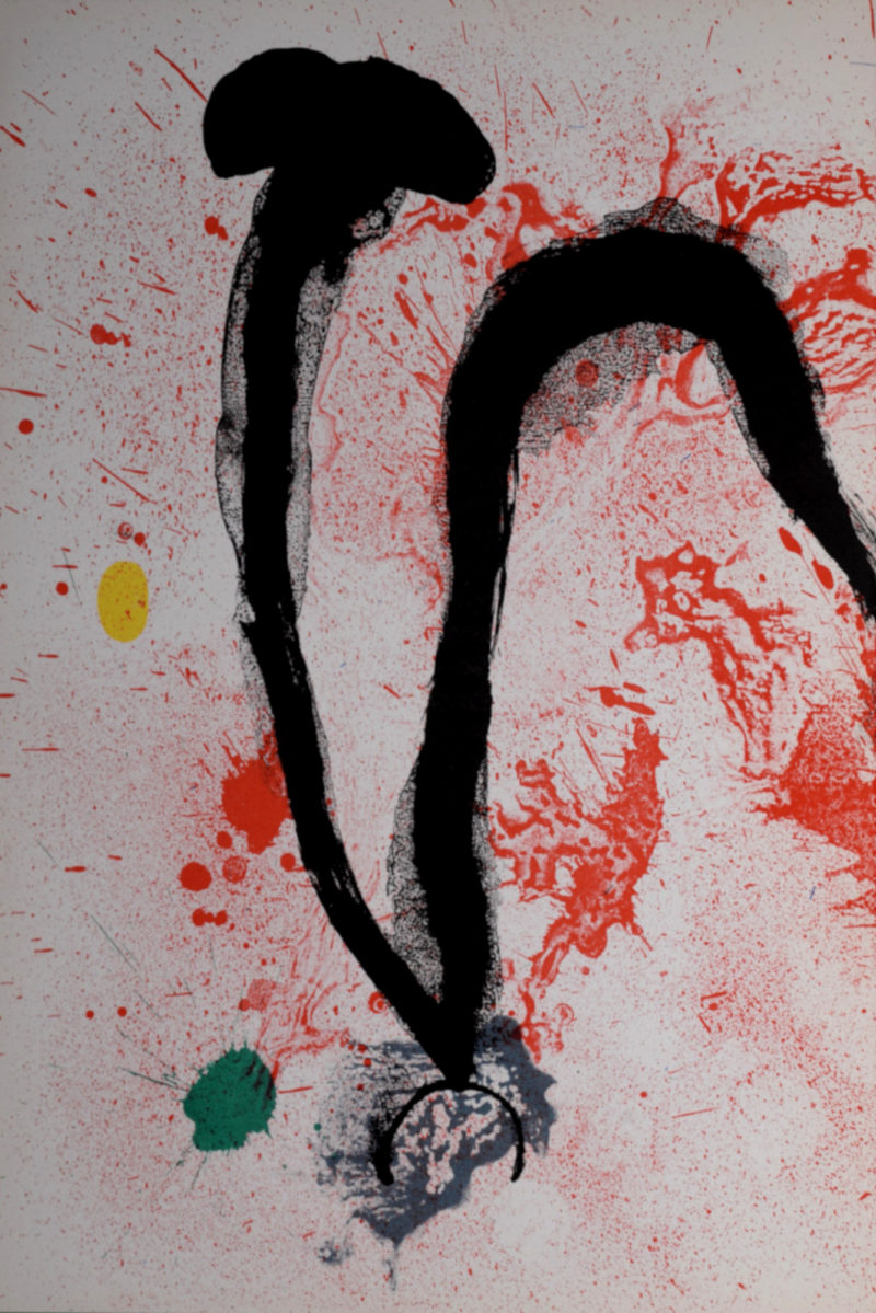 Joan Miro - Abstract composition, 1963 - Image 3