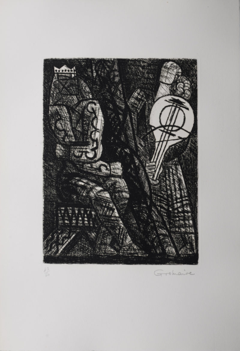 Marcel Gromaire - Macbeth : Remords de Macbeth, 1958 - Image 2