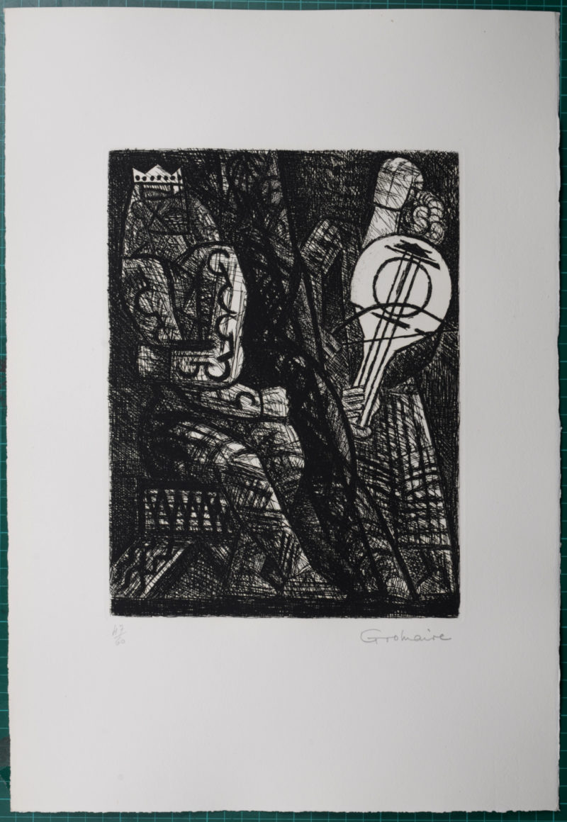 Marcel Gromaire - Macbeth : Remords de Macbeth, 1958 - Image 3
