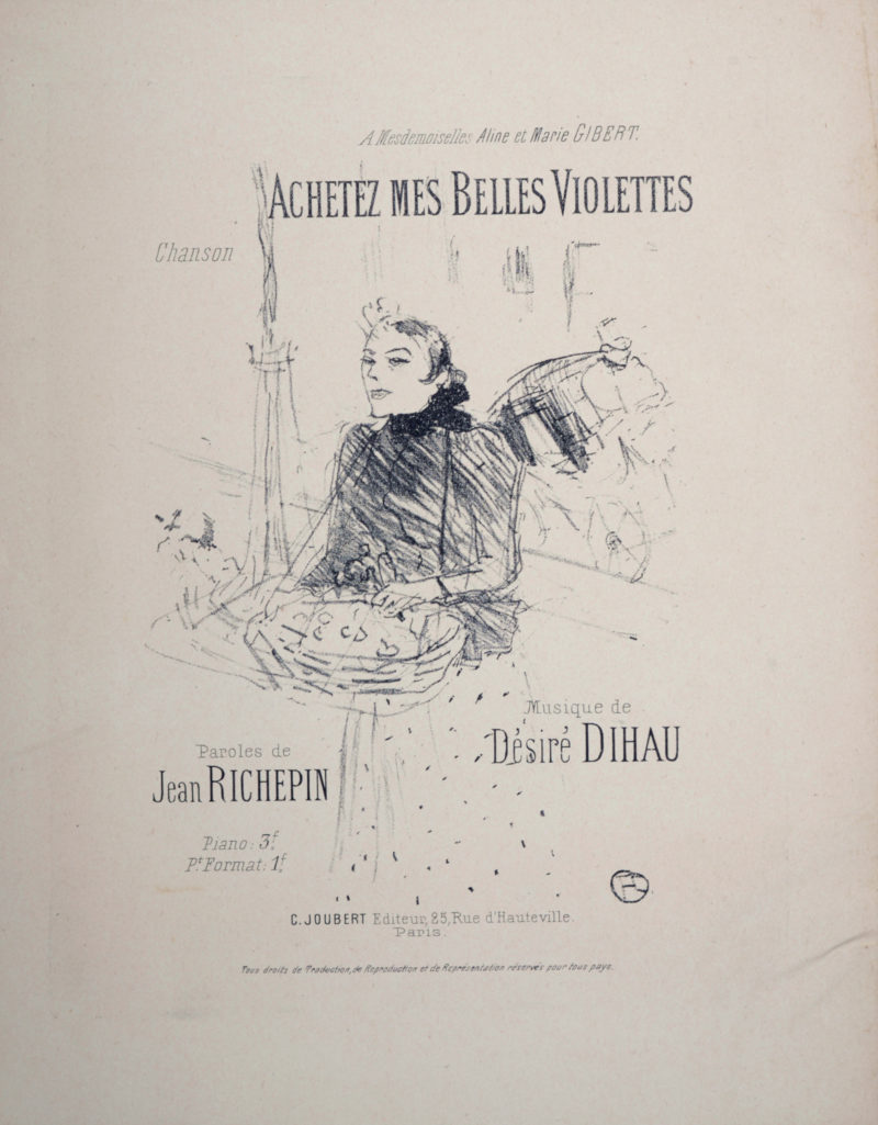 Henri de Toulouse-Lautrec - Achetez mes Belles Violettes, 1935 – Image 2