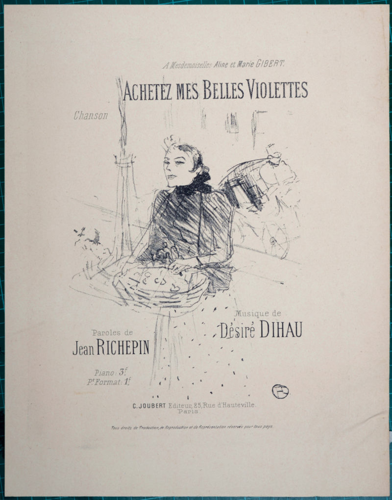 Henri de Toulouse-Lautrec - Achetez mes Belles Violettes, 1935 – Image 3