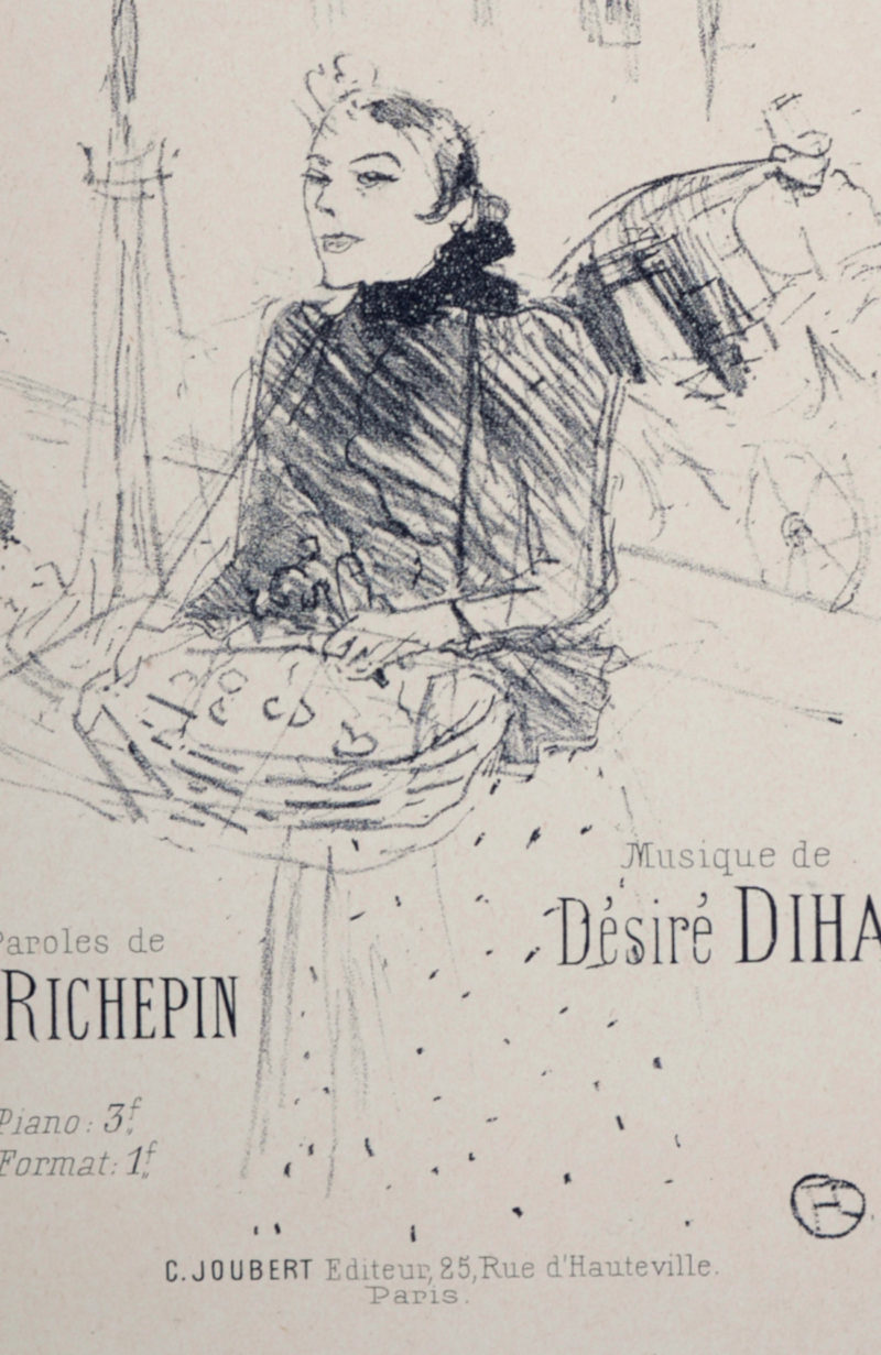 Henri de Toulouse-Lautrec - Achetez mes Belles Violettes, 1935
