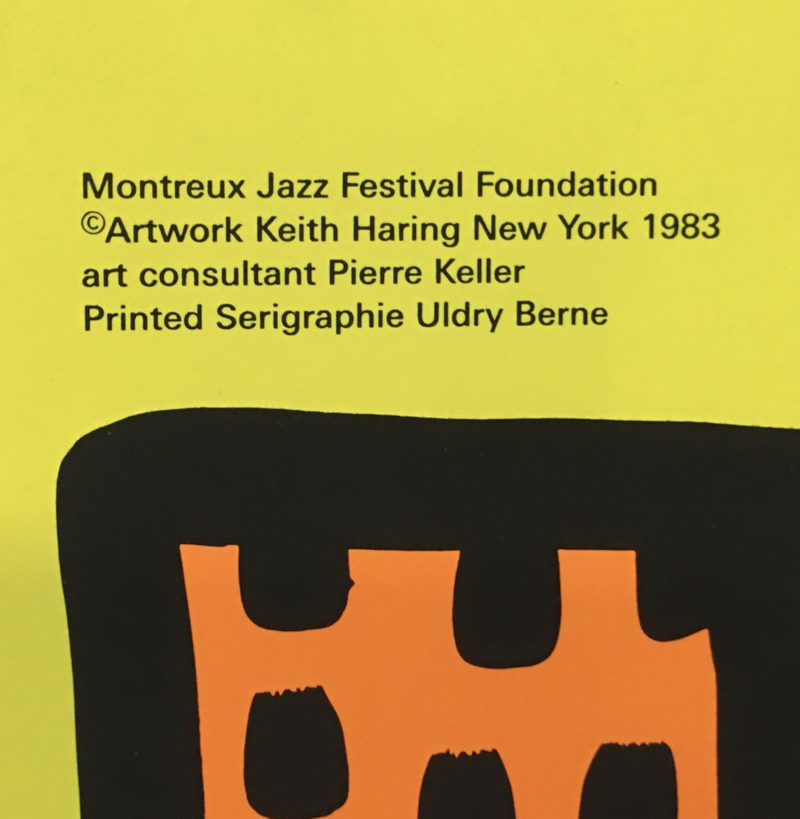 Keith Haring - Montreux Jazz Festival (#A), 1983 - Very large! - Image 5