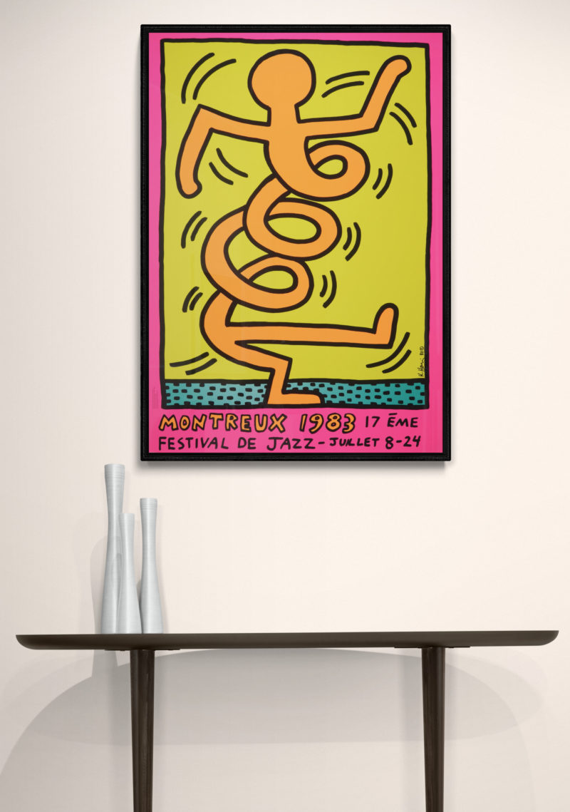 Keith Haring - Montreux Jazz Festival (#A), 1983 - Very large! - Image 7