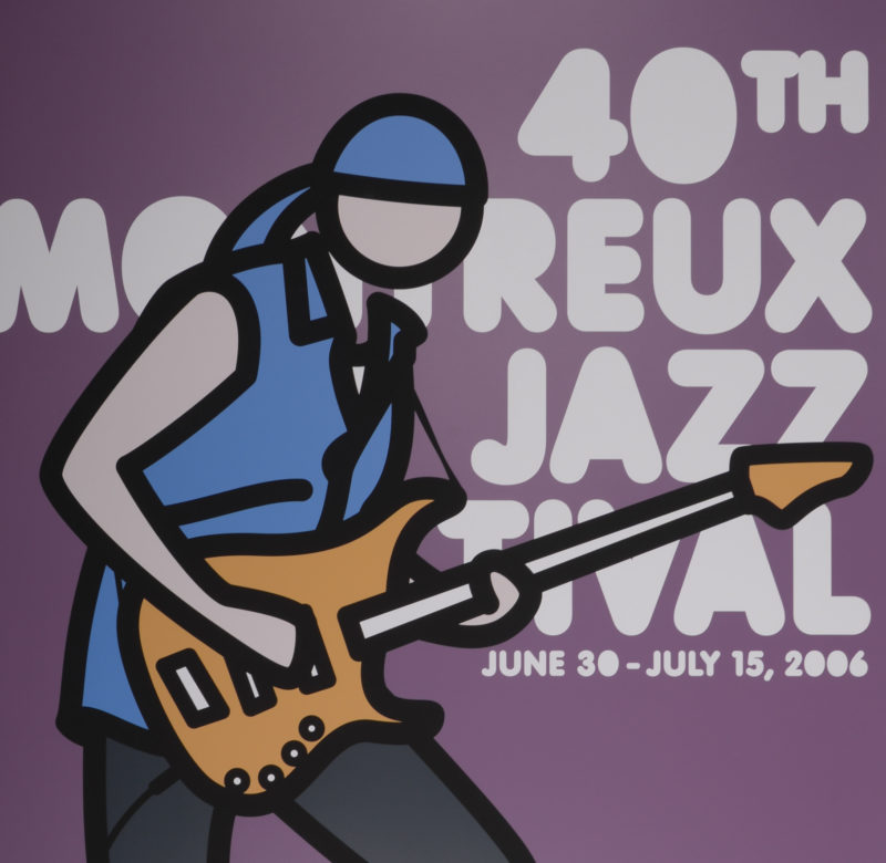 Julian Opie - Montreux Jazz Festival, 2006