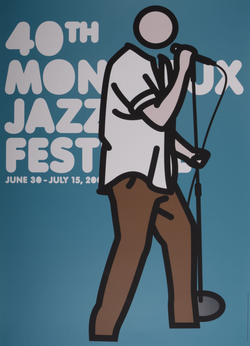 Julian Opie - Montreux Jazz Festival, 2006