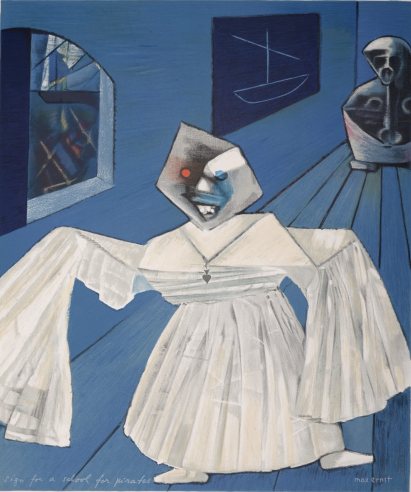 Max Ernst - Atelier Mourlot (Enseigne pour une école de pirates), 1967