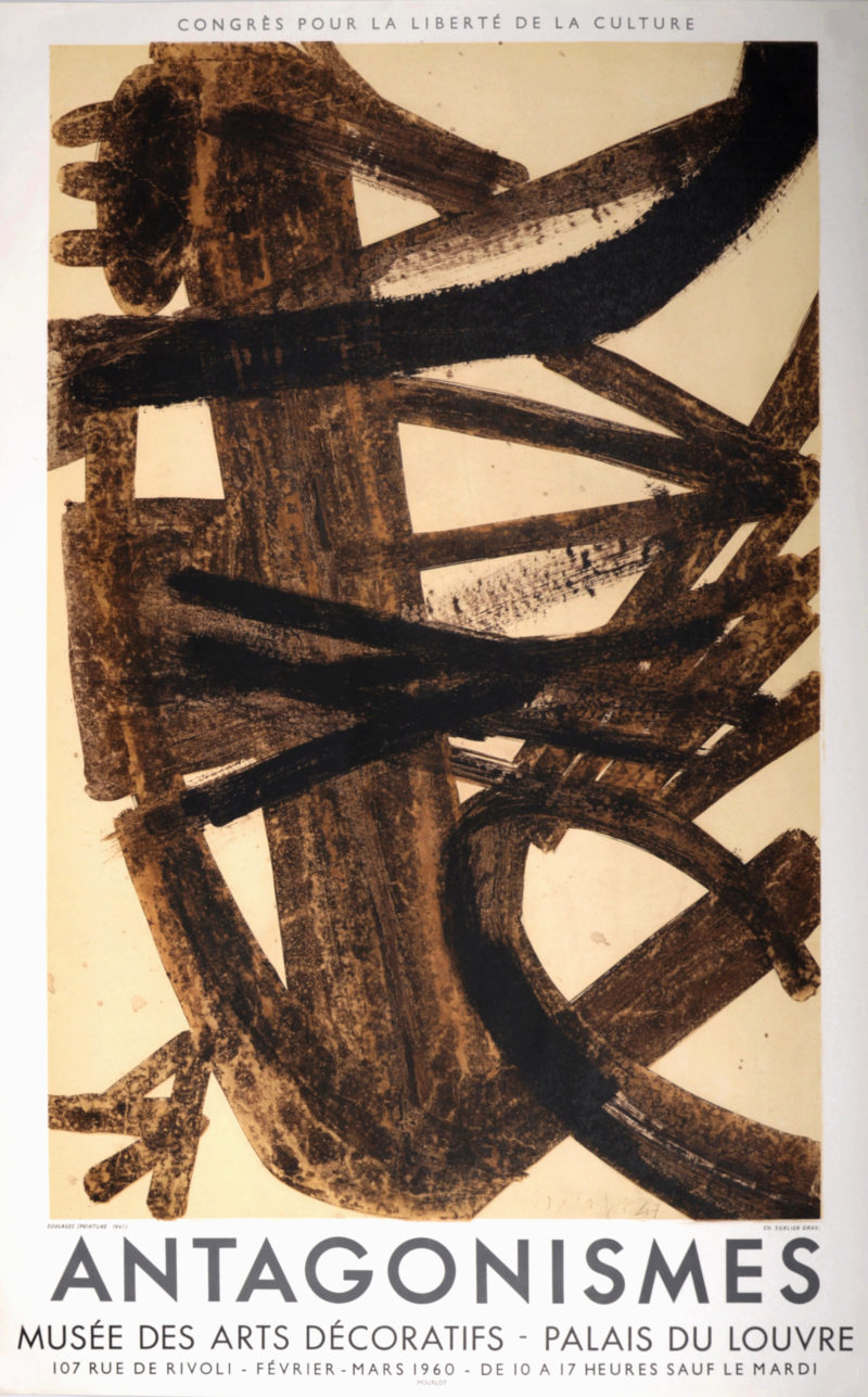 Pierre Soulages - Antagonismes, 1960 - Image 2