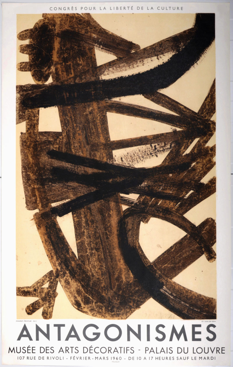 Pierre Soulages - Antagonismes, 1960 - Image 3