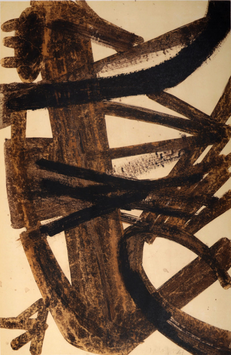 Pierre Soulages - Antagonismes, 1960