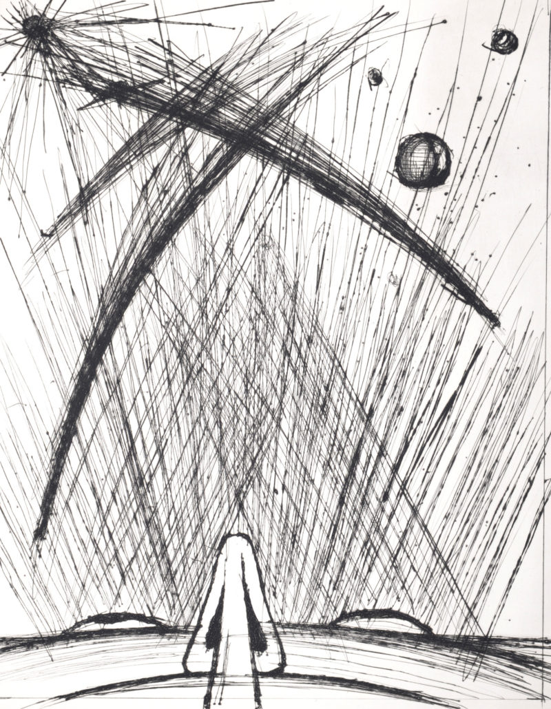 Bernard Buffet - Voyages fantastiques de Cyrano de Bergerac, 1958