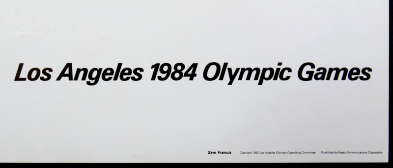 Sam Francis - Jeux olympiques de Los Angeles 1984, 1982 – Image 4