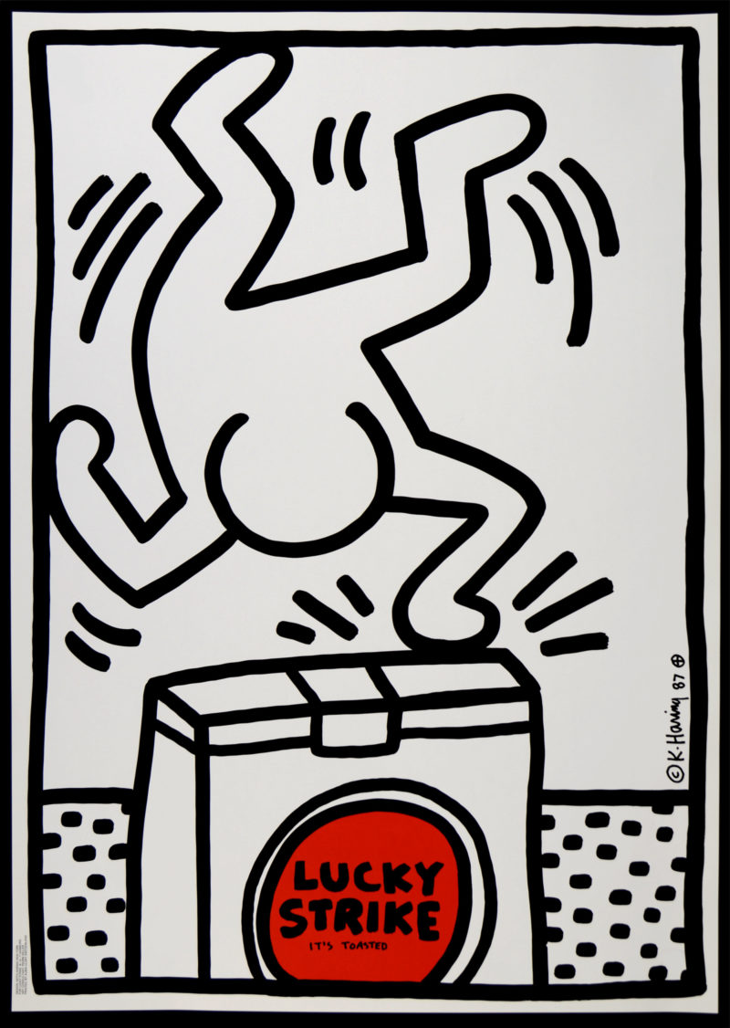 Keith Haring - Lucky Strike (#A), 1987 - Very large! - Image 3