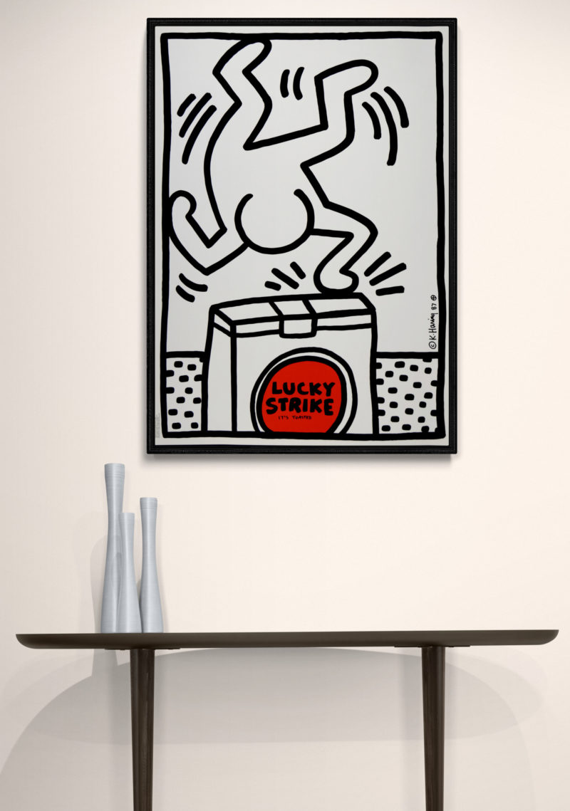 Keith Haring - Lucky Strike (#A), 1987 - Very large! - Image 7