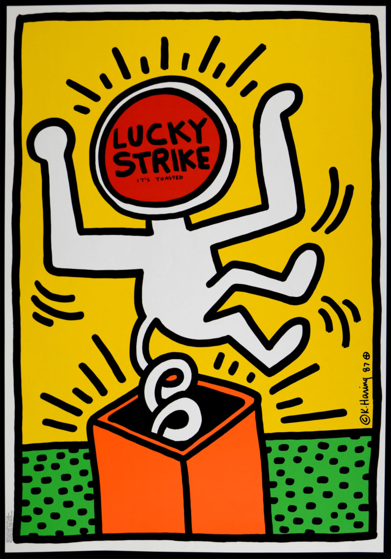 Keith Haring - Lucky Strike (#B), 1987 - Very large! - Image 3