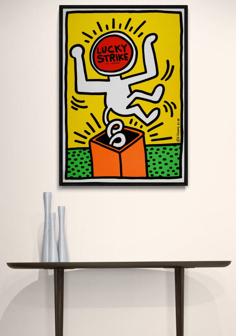 Keith Haring - Lucky Strike (#B), 1987 - Very large! - Image 7