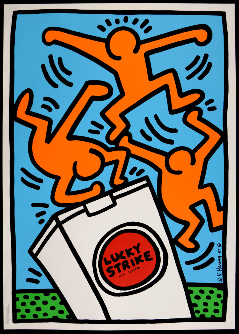 Keith Haring - Lucky Strike (#C), 1987 - Very large! - Image 3