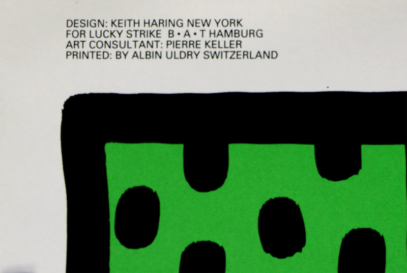 Keith Haring - Lucky Strike (#C), 1987 - Very large! - Image 5