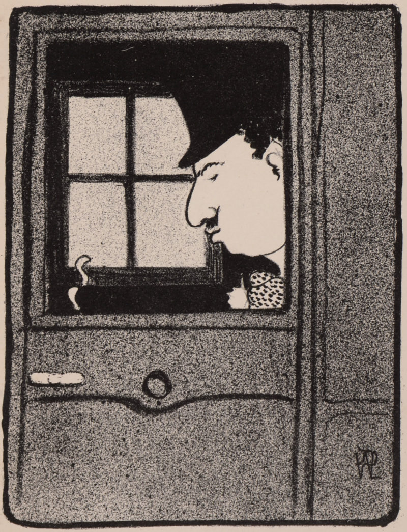 Hermann-Paul : En chemin de fer, 1894