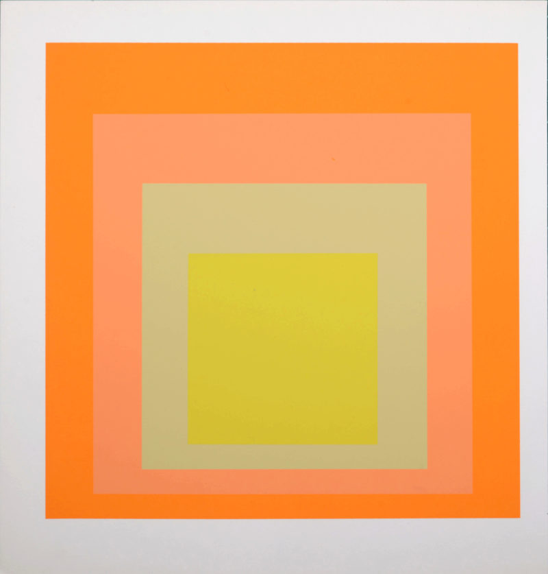 Josef Albers (D'après)- Homage To the Square (G), 1971 – Image 2