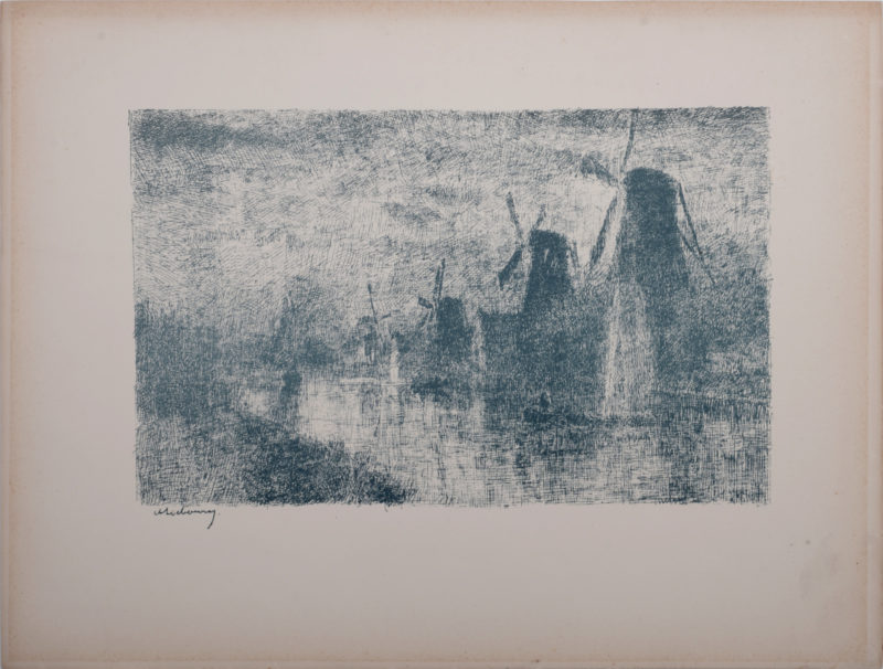 Albert Lebourg - Moulins sur la Schie, 1897 - Image 2