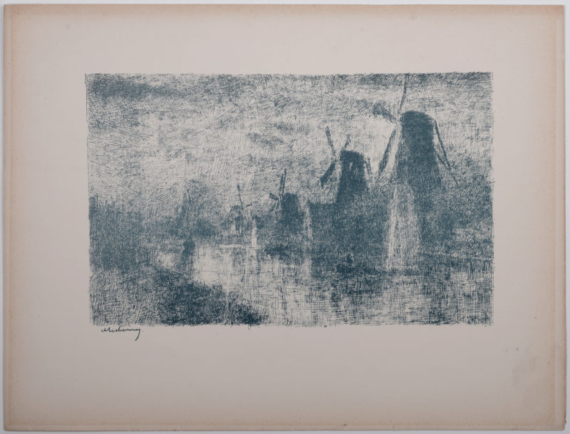 Albert Lebourg - Moulins sur la Schie, 1897 - Image 3