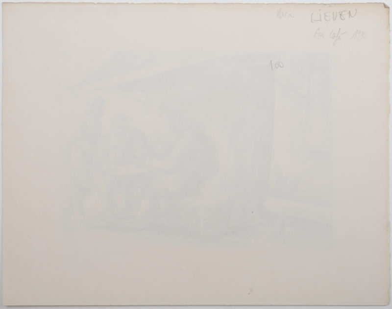Karin Lieven - Au café, 1930 - Hand signed! - Image 6