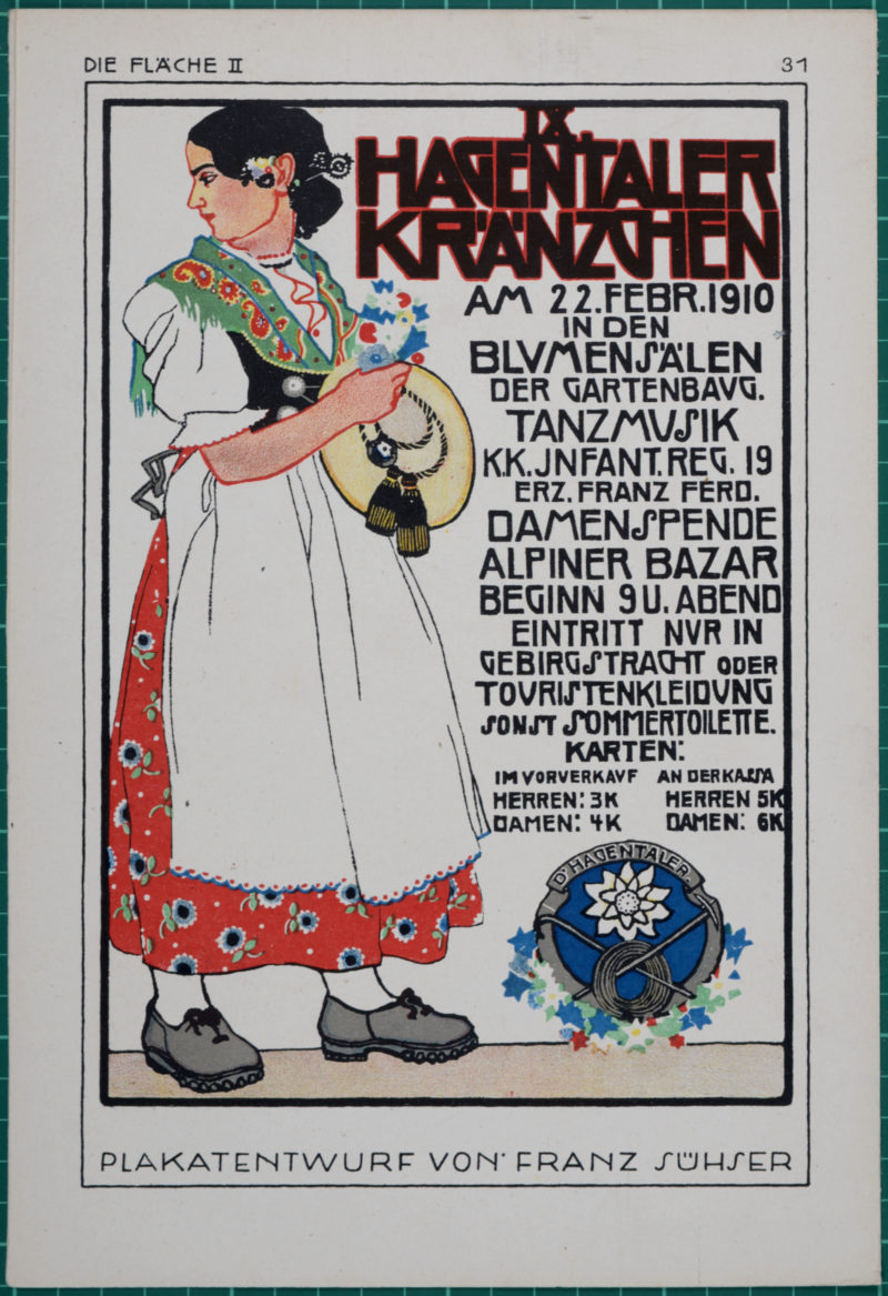 Franz Sühser - Hagentaler Kränzchen, c. 1910 - Wiener Werstätte Secession - Image 3