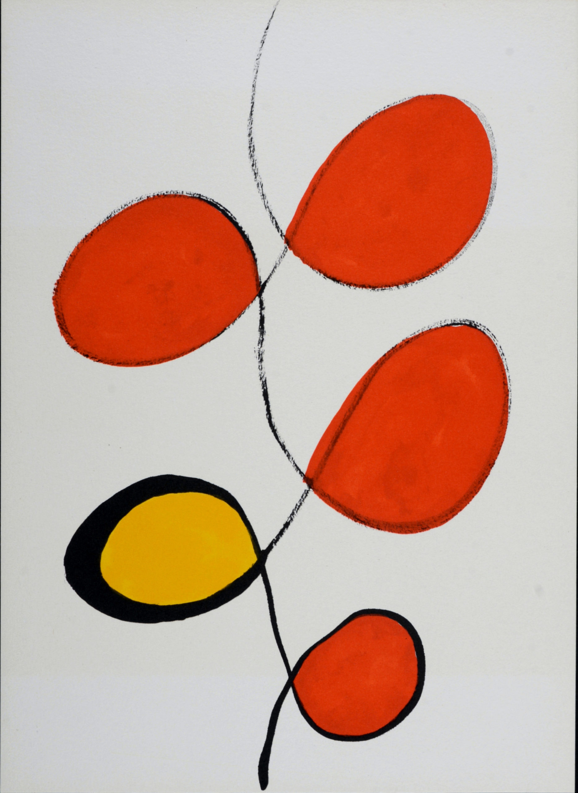 Alexander Calder - Composition abstraite - Retrospektive, 1973 (Copie)
