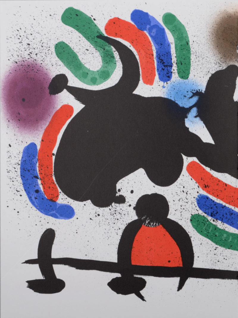 Joan Miro - Original Lithographie IV, 1972 - Image 3