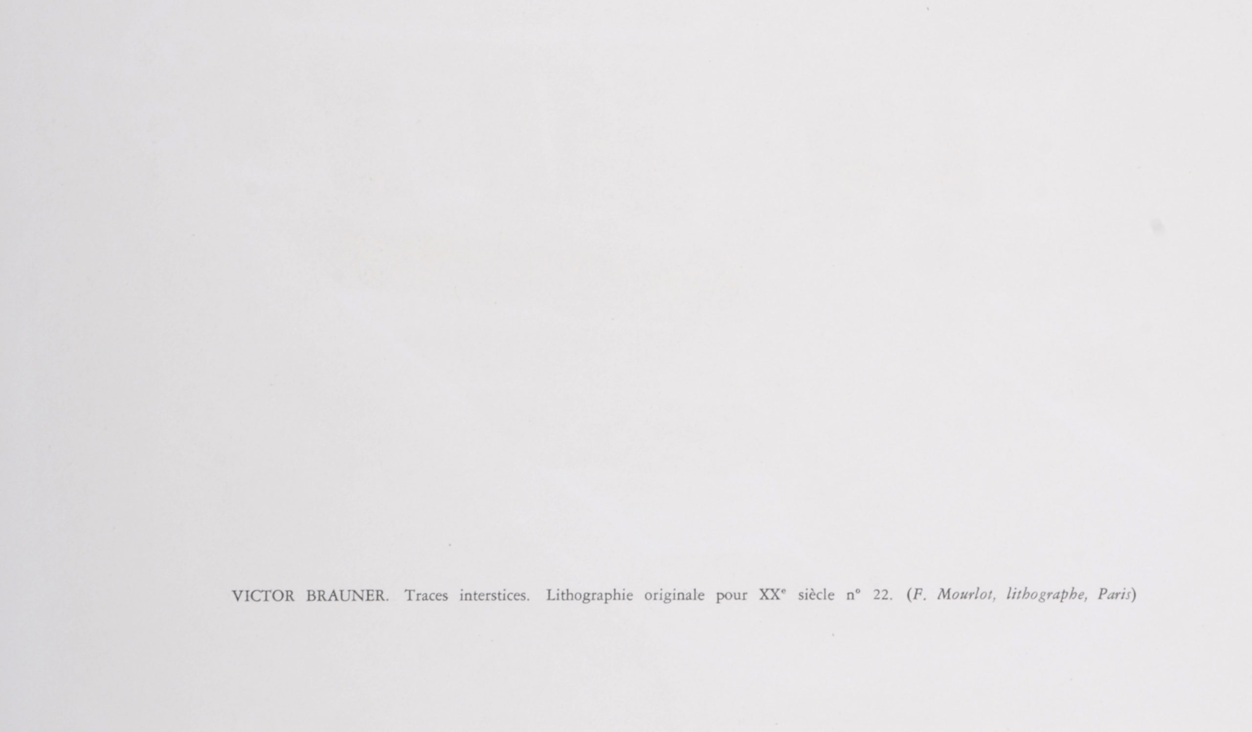 Victor Brauner -Traces interstices 1963 – Image 6