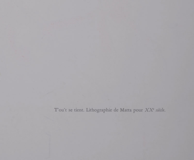 Roberto Matta - Tout se tient, 1975 - Image 4