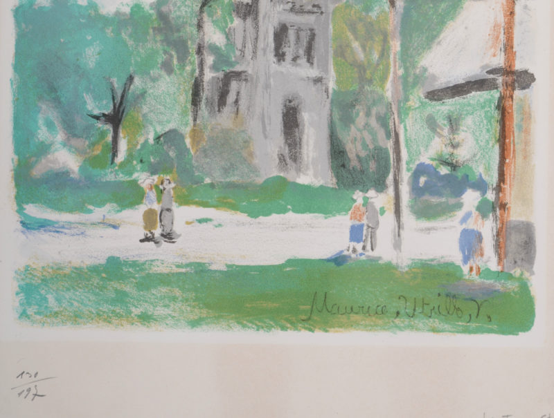 Maurice Utrillo - Paris Capitale : La Tour St Jacques, 1955 – Image 4
