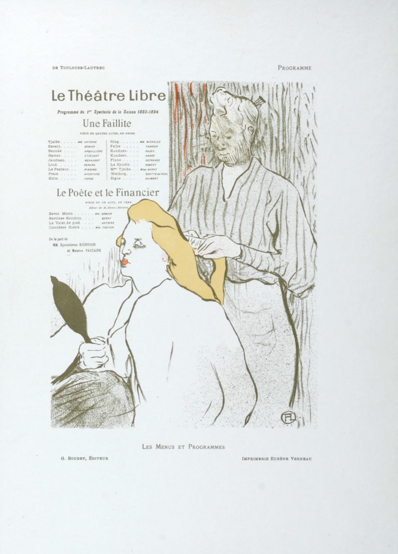 Henri de Toulouse-Lautrec - Le Théâtre Libre, Une Faillite, 1896 – Image 2