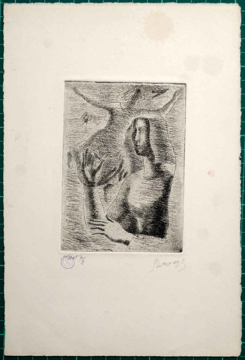 Léopold Survage - Composition surréaliste (I), c. 1930s  - Image 3