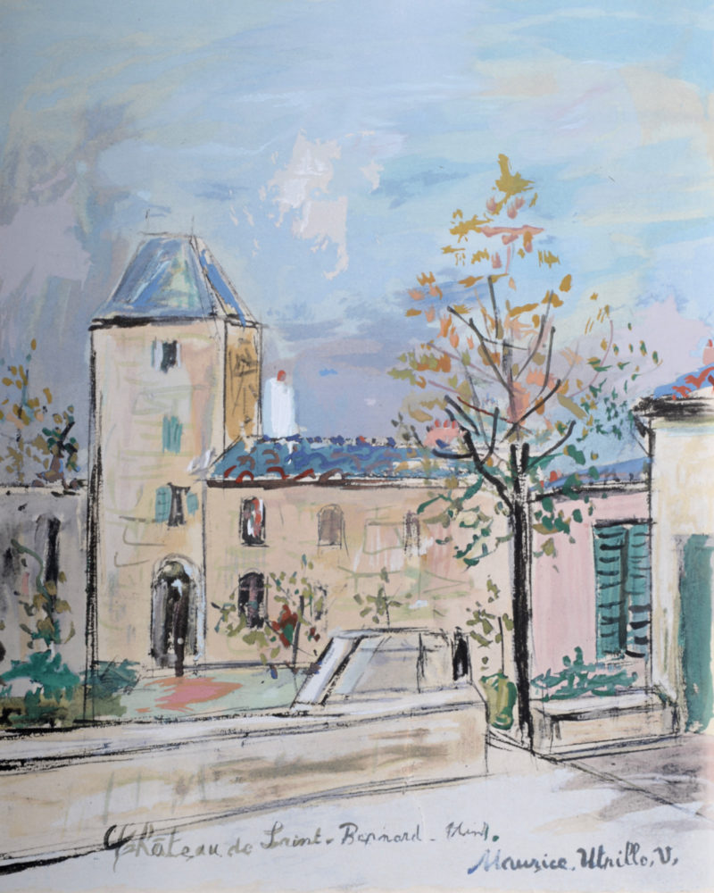 Maurice Utrillo - Château de Saint-Bernard dans l'Ain, 1950