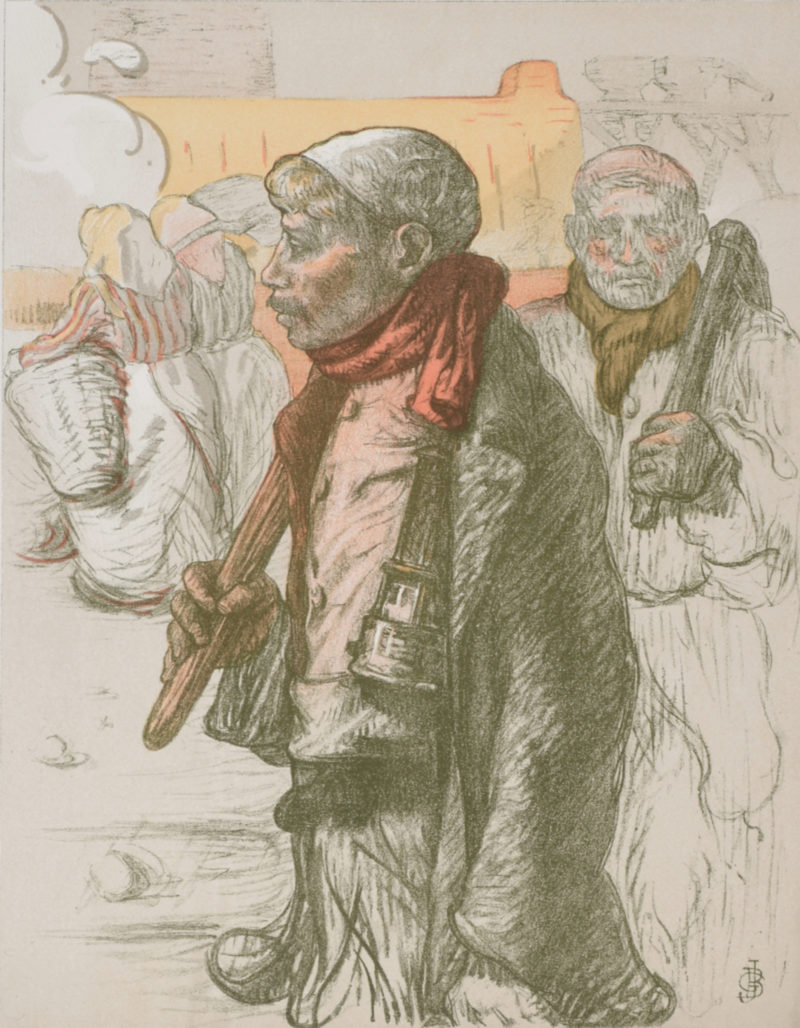 Jules Gustave Besson - L'Estampe Moderne : Au pays noir, 1897