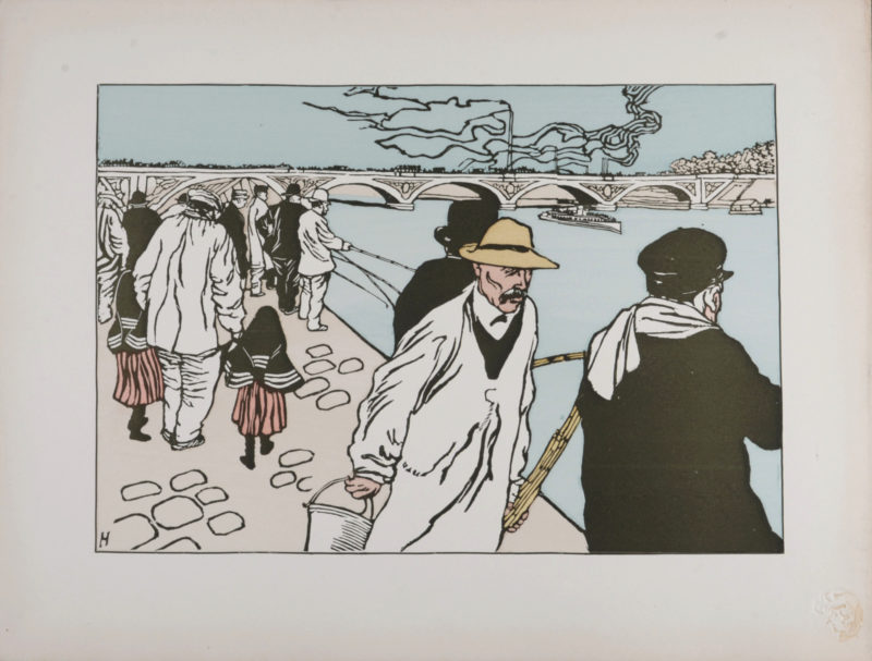 Charles Huard - Pêcheurs à la ligne, 1898 - Image 2
