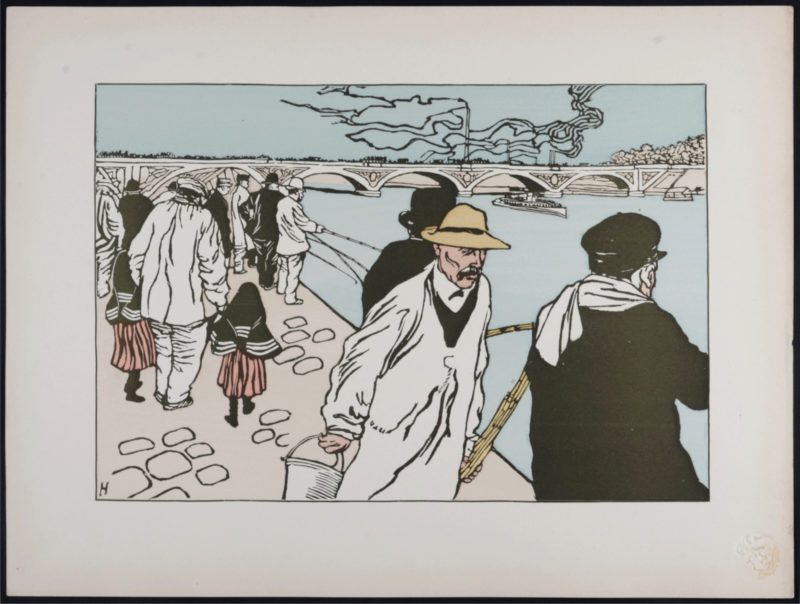 Charles Huard - Pêcheurs à la ligne, 1898 - Image 3