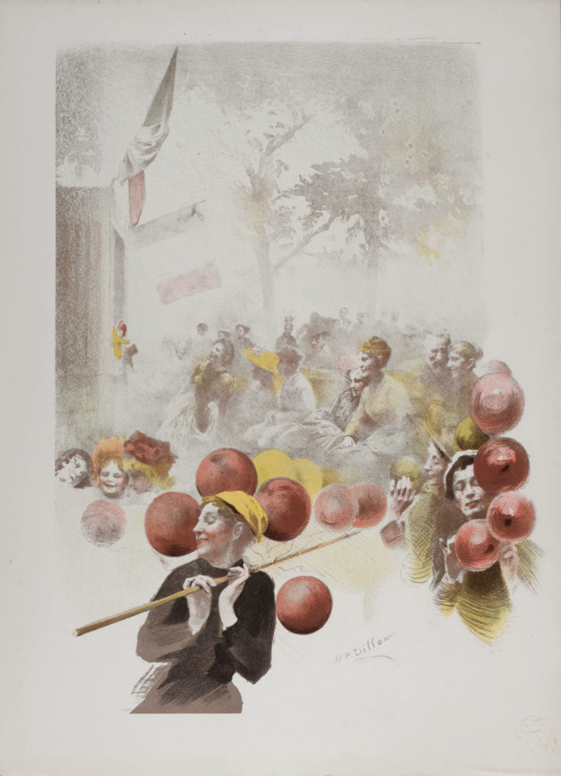 Patrice Dillon - Estampe Moderne : Polichinelle, 1897 - Image 3