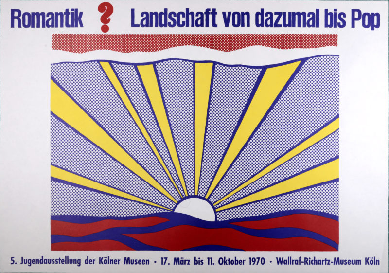Roy Lichtenstein (After) - Romantik? Landschaft von dazumal bis Pop, 1970 - Image 2