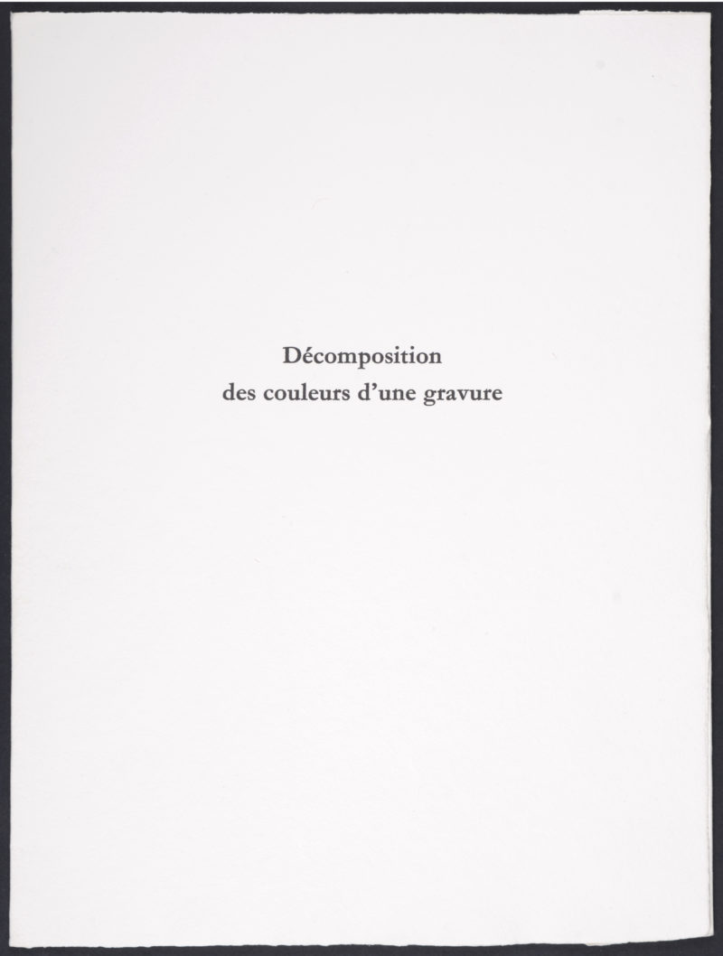 Bernard Lorjou - Set of 3 lithographs : Décomposition des couleurs d'une gravure, 1965 - Image 8