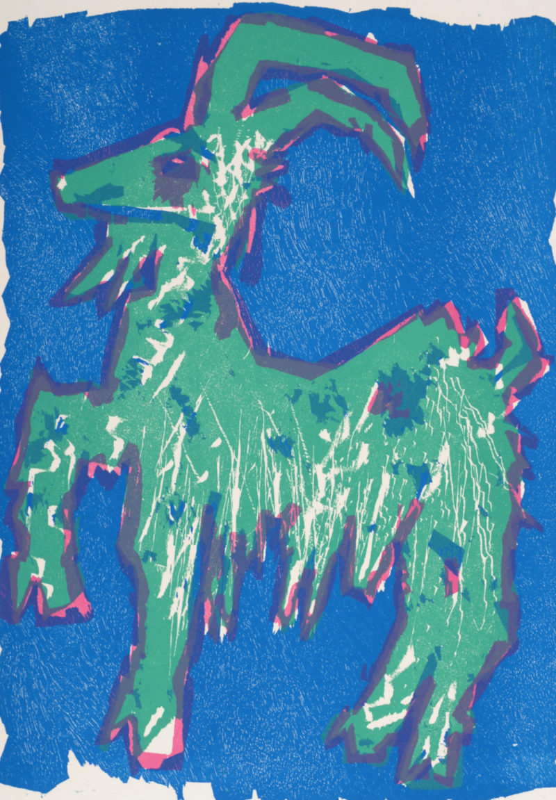 Bernard Lorjou - La Chèvre du Thibet, 1965